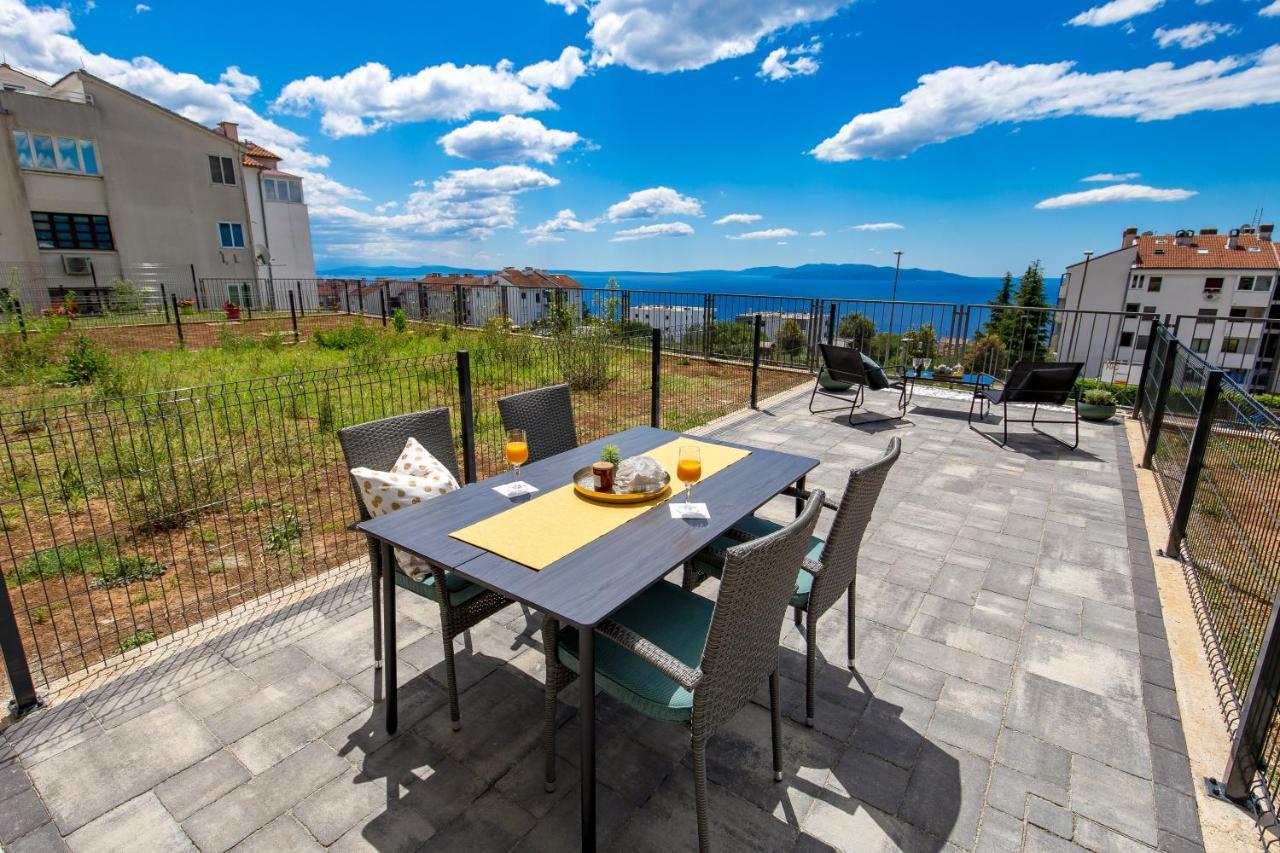 Seaview Apartment „Megan“ With Sunny Terrace Kastav Exterior foto